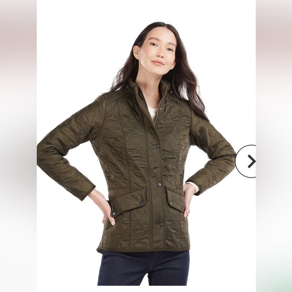 Olive Quilted Women's Jacket